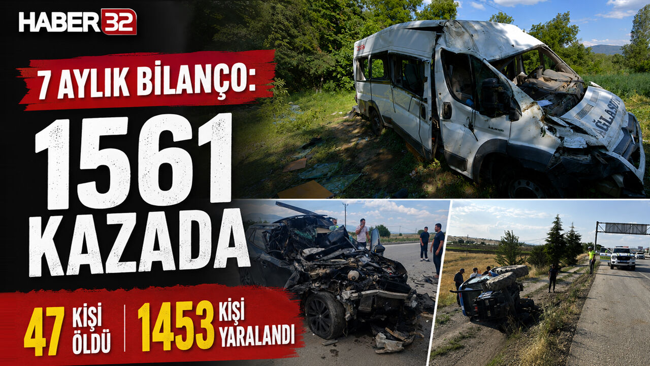 O Kazalarda, 47 Kişi Öldü, Bin 453 Kişi Yaralandı!