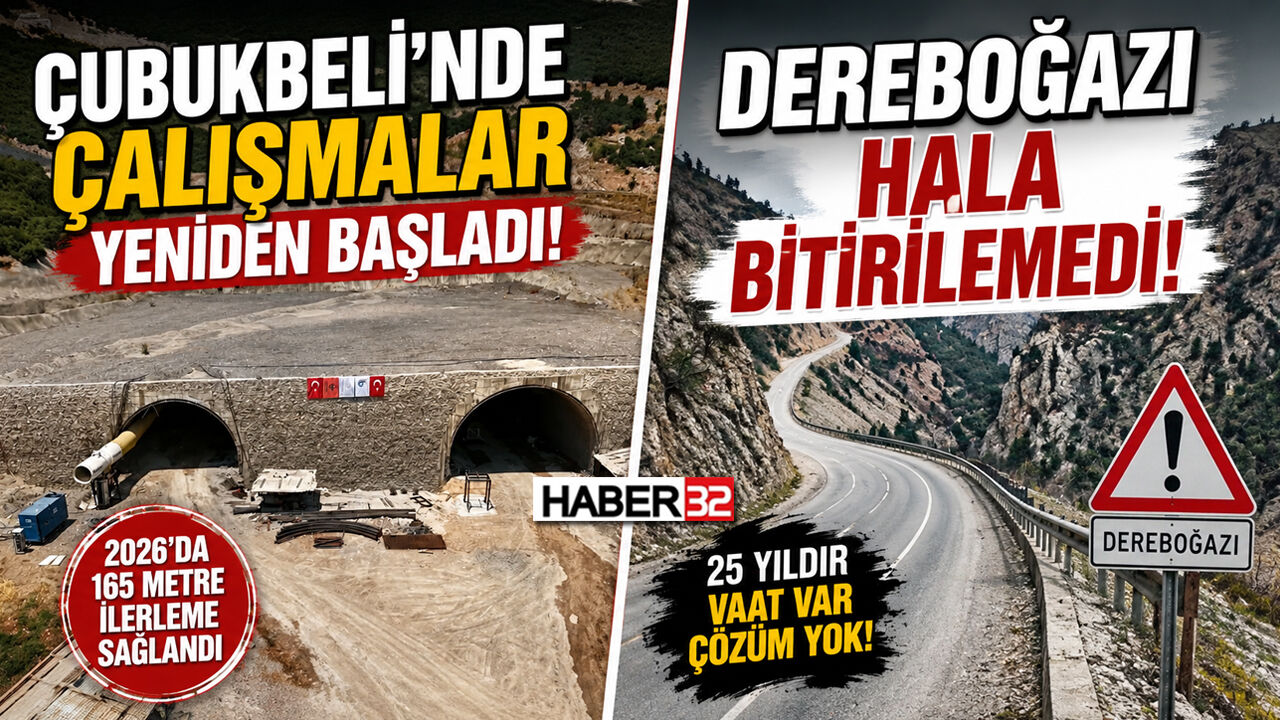 Çubukbeli Yeniden Başladı, Dereboğazı Hala Bitirilemedi!