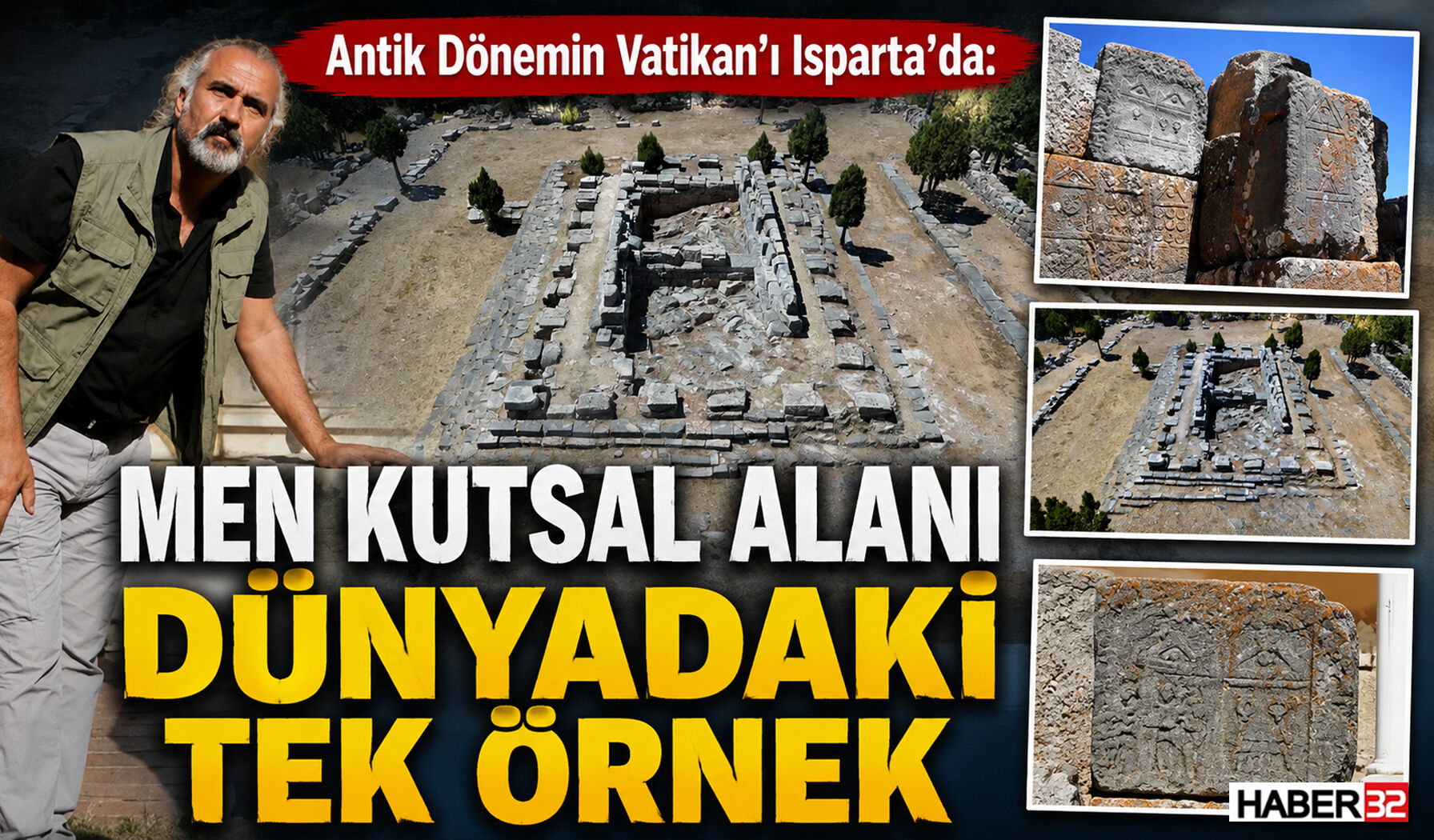 Antik Dönemin Vatikan’ı Isparta’da: Men Tek Örnek!