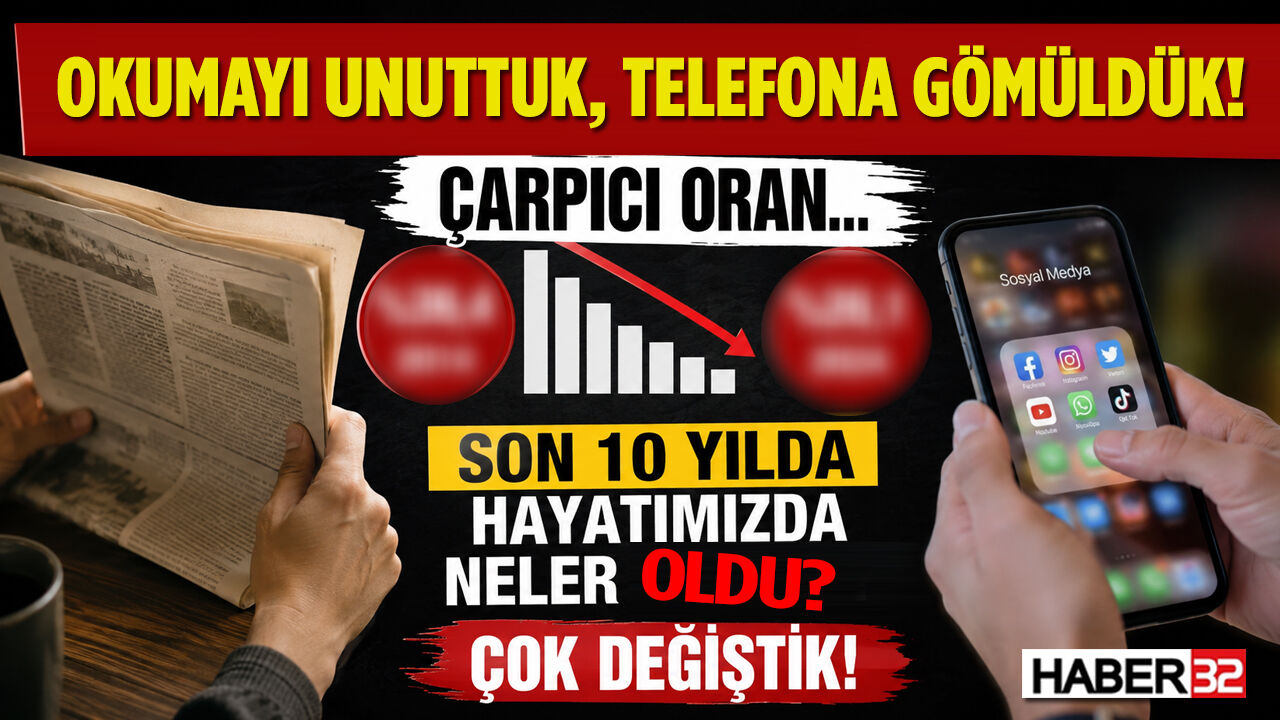 Okumayı Unuttuk, Telefona Gömüldük! Çarpıcı Oran...