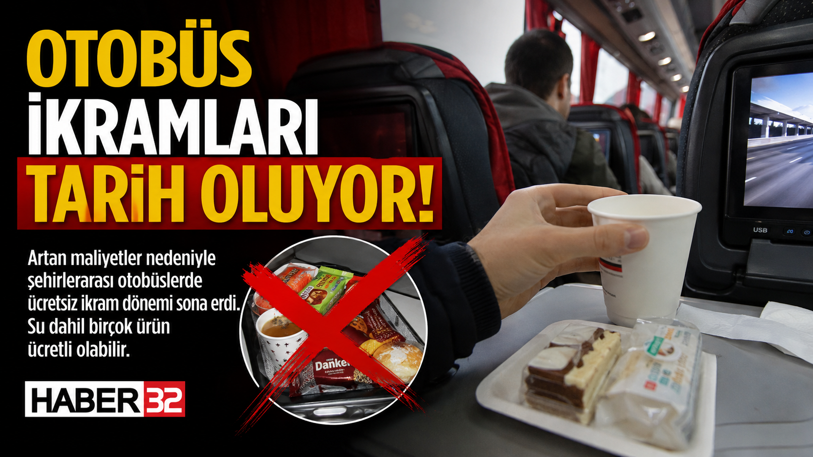 Otobüs İkramları Artık Tarih Oluyor!