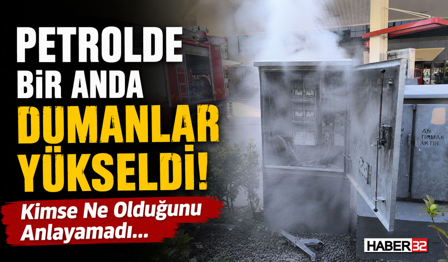 Petrol İstasyonunda Korkutan Anlar!