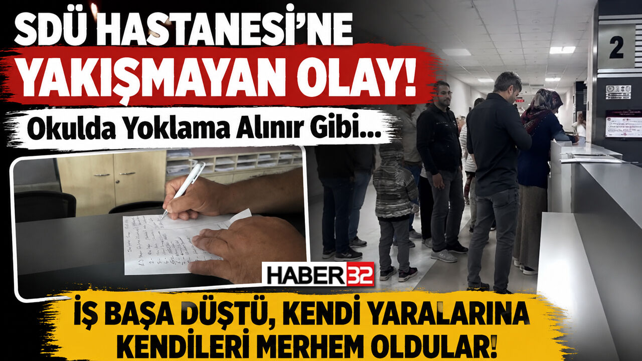 O Hastaneye Yakışmayan Görüntü: Okulda Yoklama Alınır Gibi…