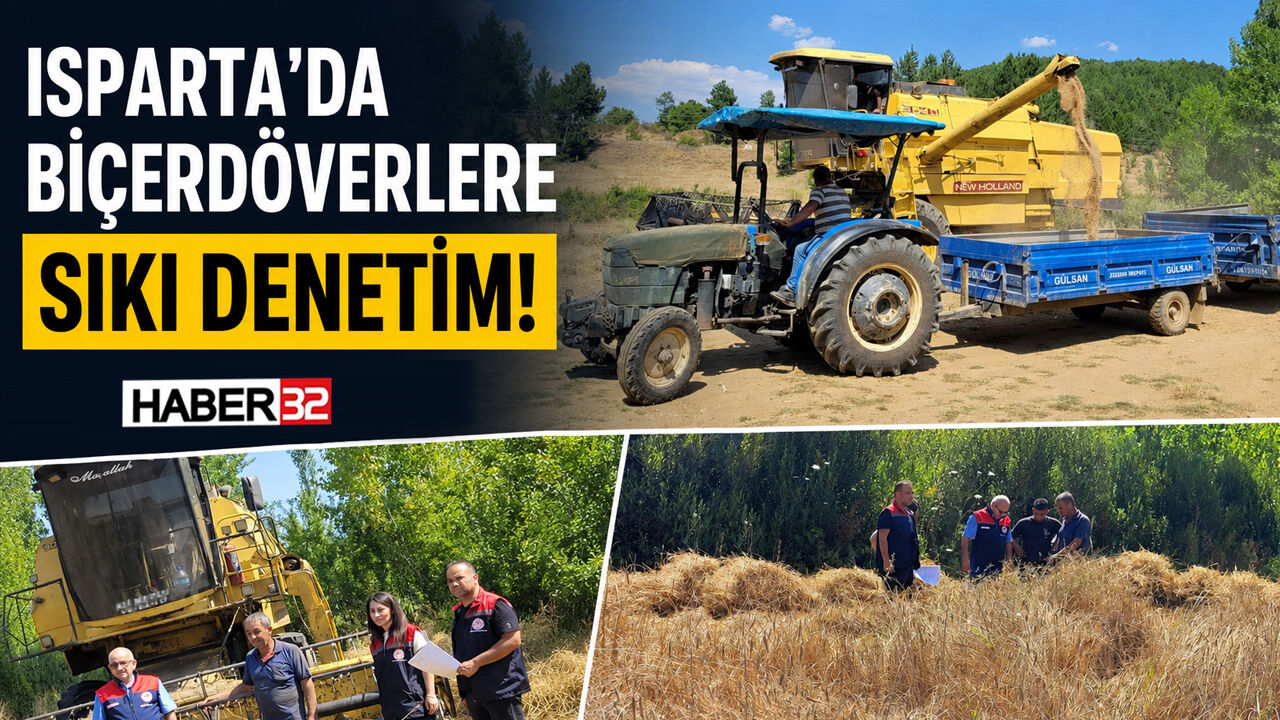 Isparta'da Biçerdöverlere Sıkı Denetim!