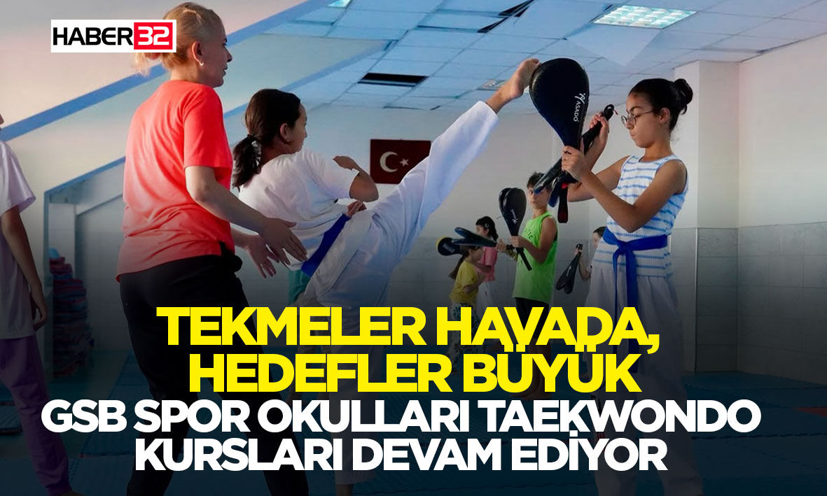 GSB Spor Okulları Taekwondo Kursları Devam Ediyor