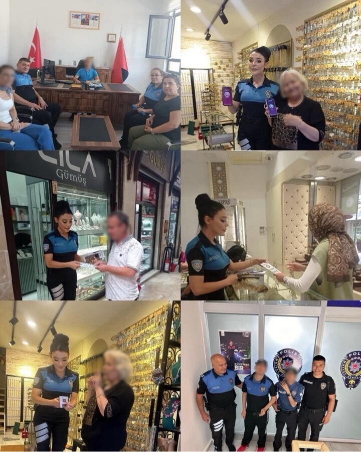 👮 ♂️ Toplum Destekli̇ Poli̇sli̇k Faali̇yetleri̇ 👮 ♂️🏫 İl Merkezimizde Bulunan Okullar Ziyaret Edil