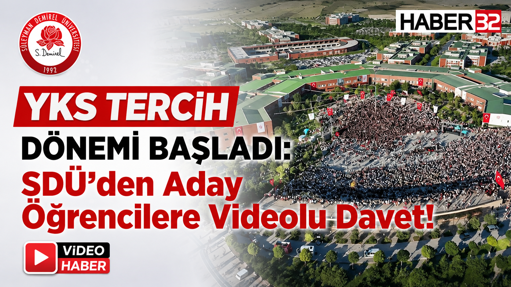 SDÜ'den Öğrenci Adaylarına Videolu Davet!