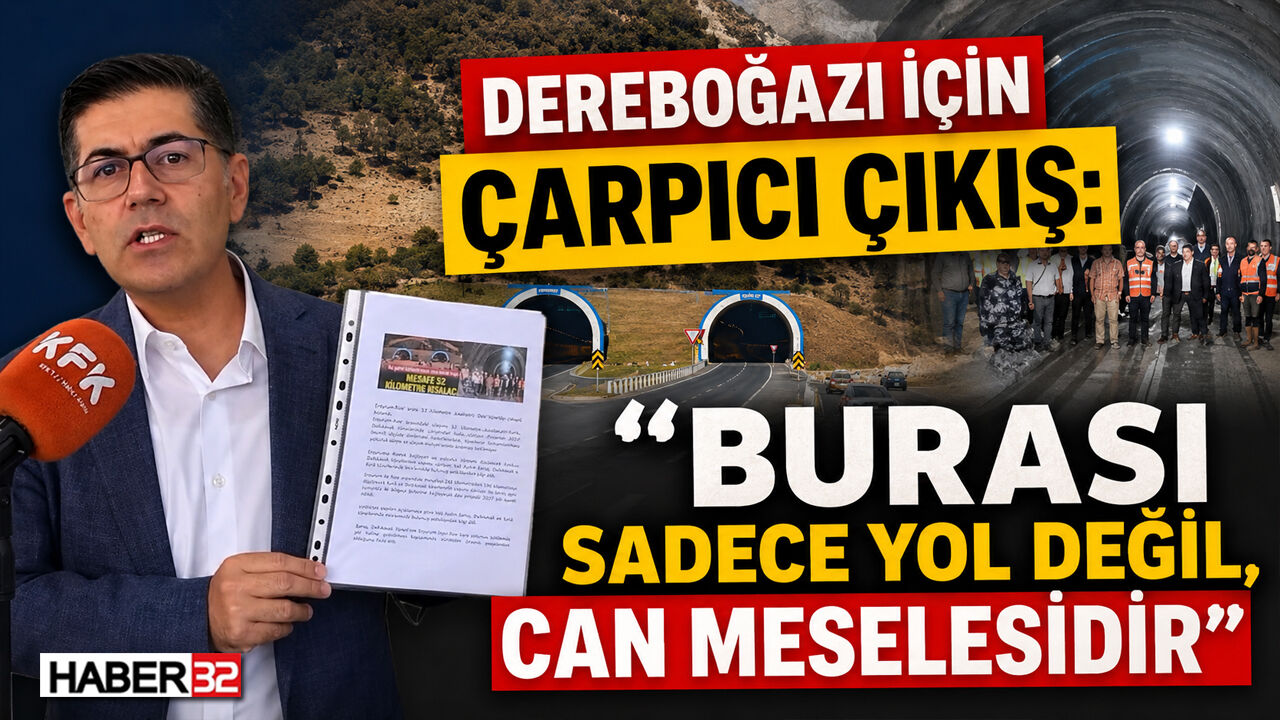 "Dereboğazı, Sadece Yol Değil, Can Meselesidir”