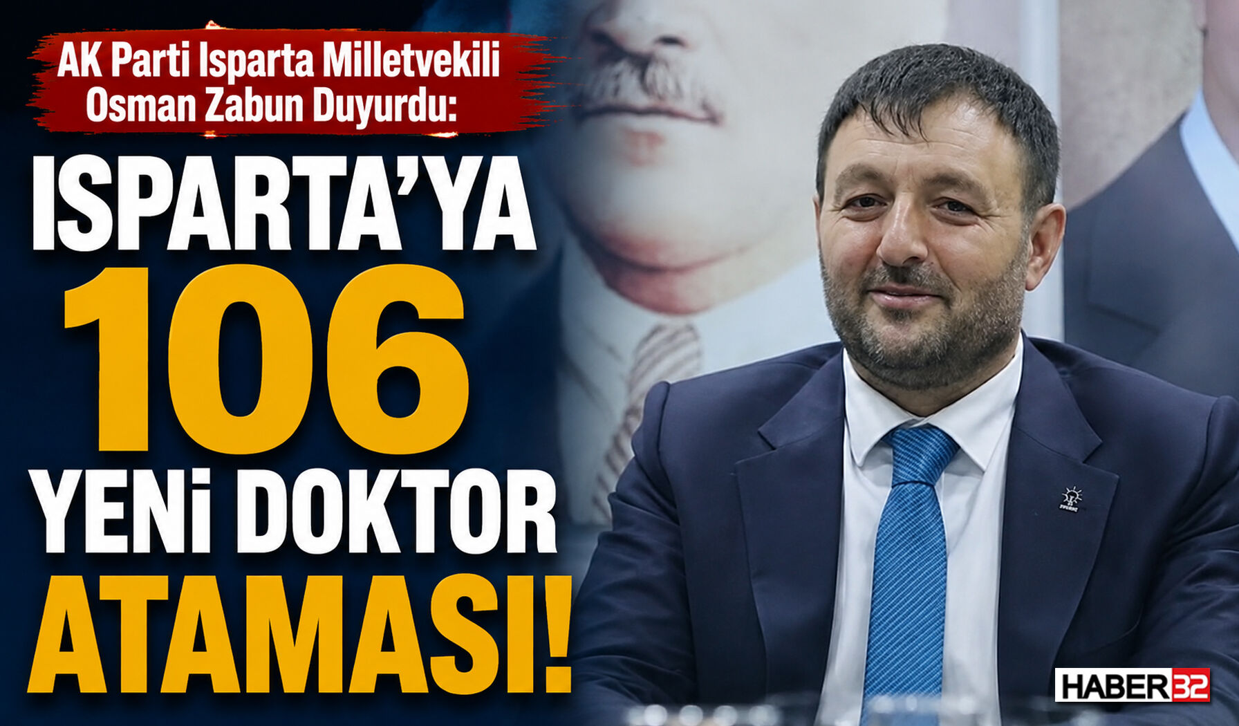 Zabun Duyurdu: Isparta'ya 106 Yeni Doktor Ataması!