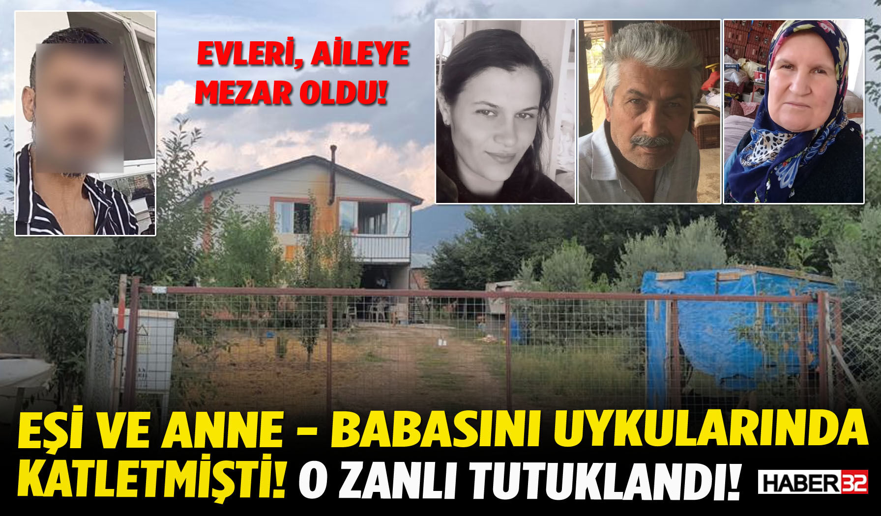 Uykuda 3 Kişiyi K*tleden Zanlı Tutuklandı!