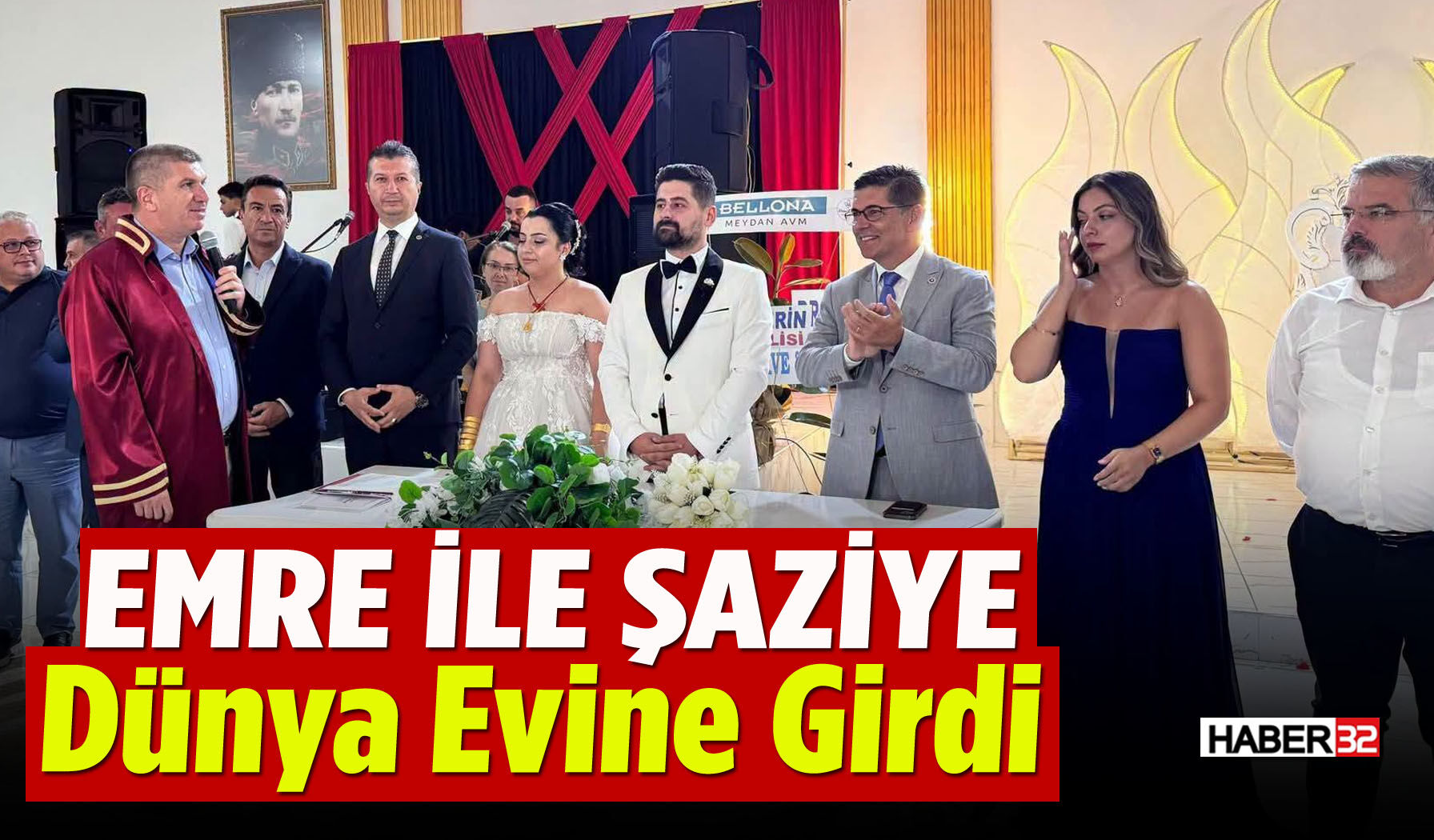 Emre ve Şaziye Hayatlarını Birleştirdi