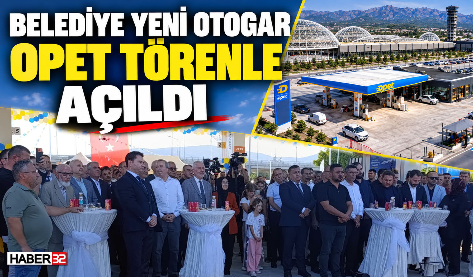 Belediye Çünür Opet Törenle Açıldı