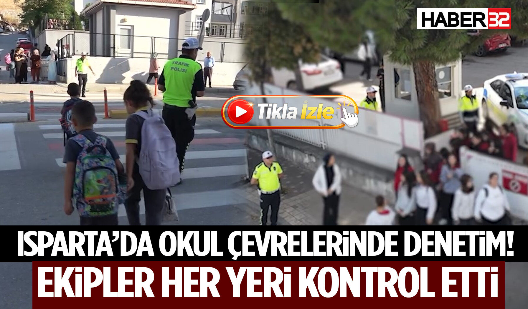 Isparta’da Okul Çevrelerinde Denetim! Ekipler Her Yeri Kontrol Etti