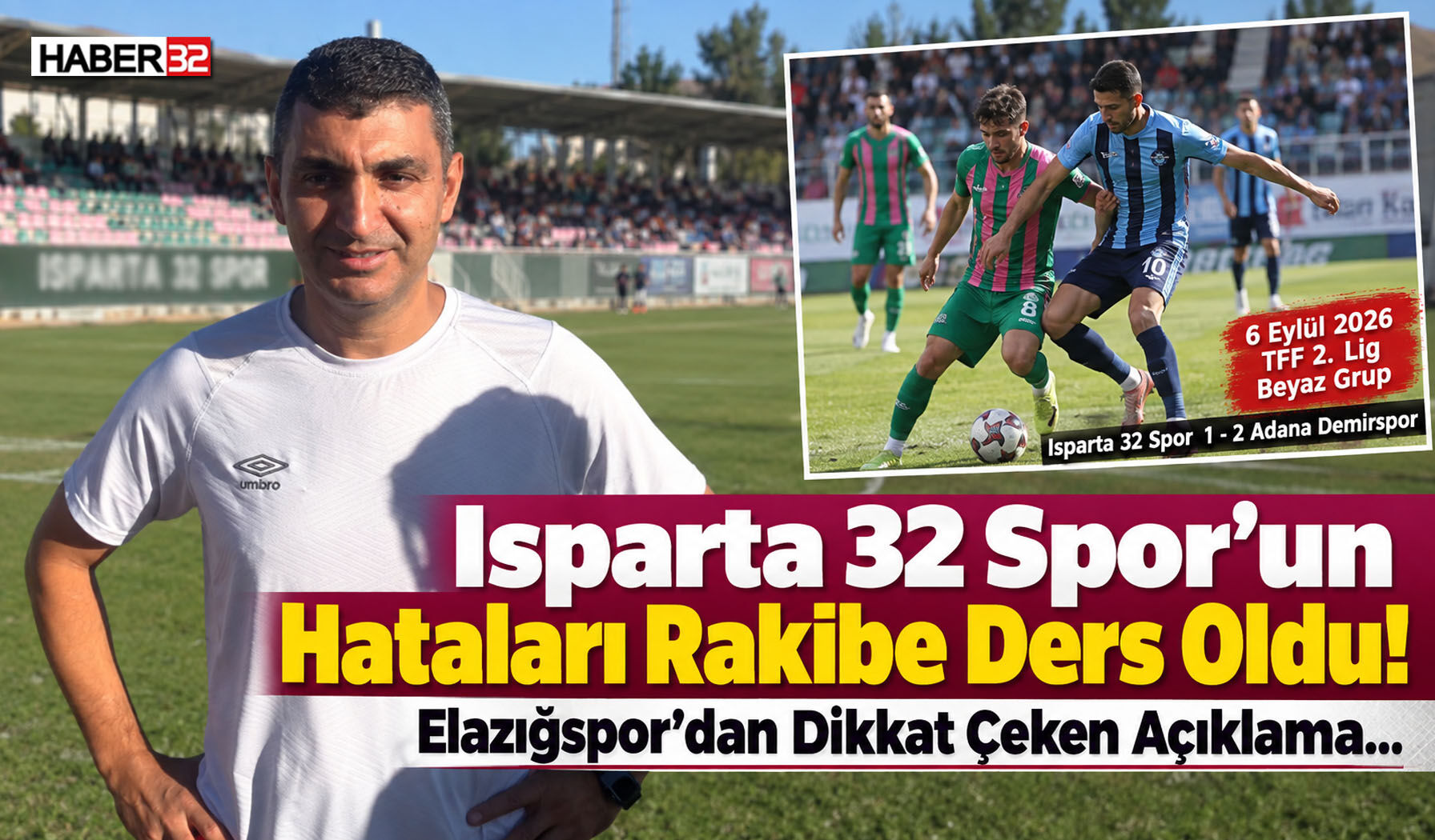 Isparta 32 Spor’un Hataları Rakibe Ders Oldu!