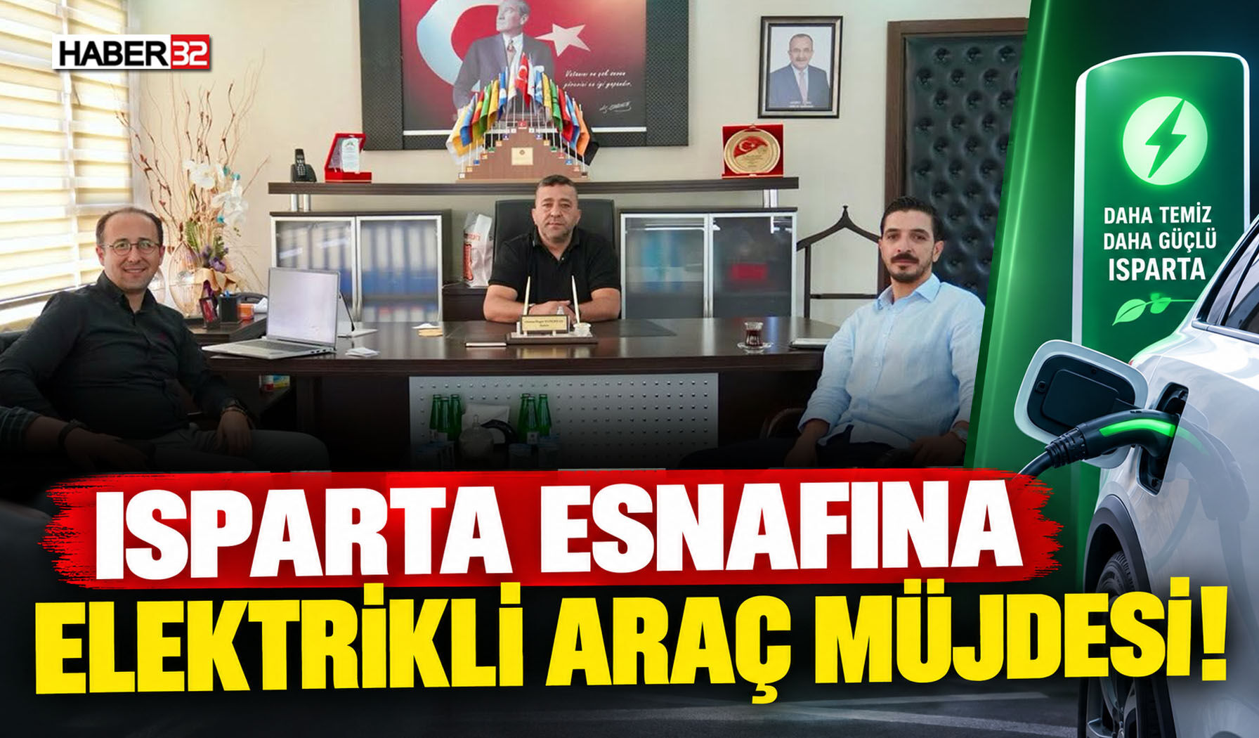 Isparta Esnafına Elektrikli Araç Müjdesi!