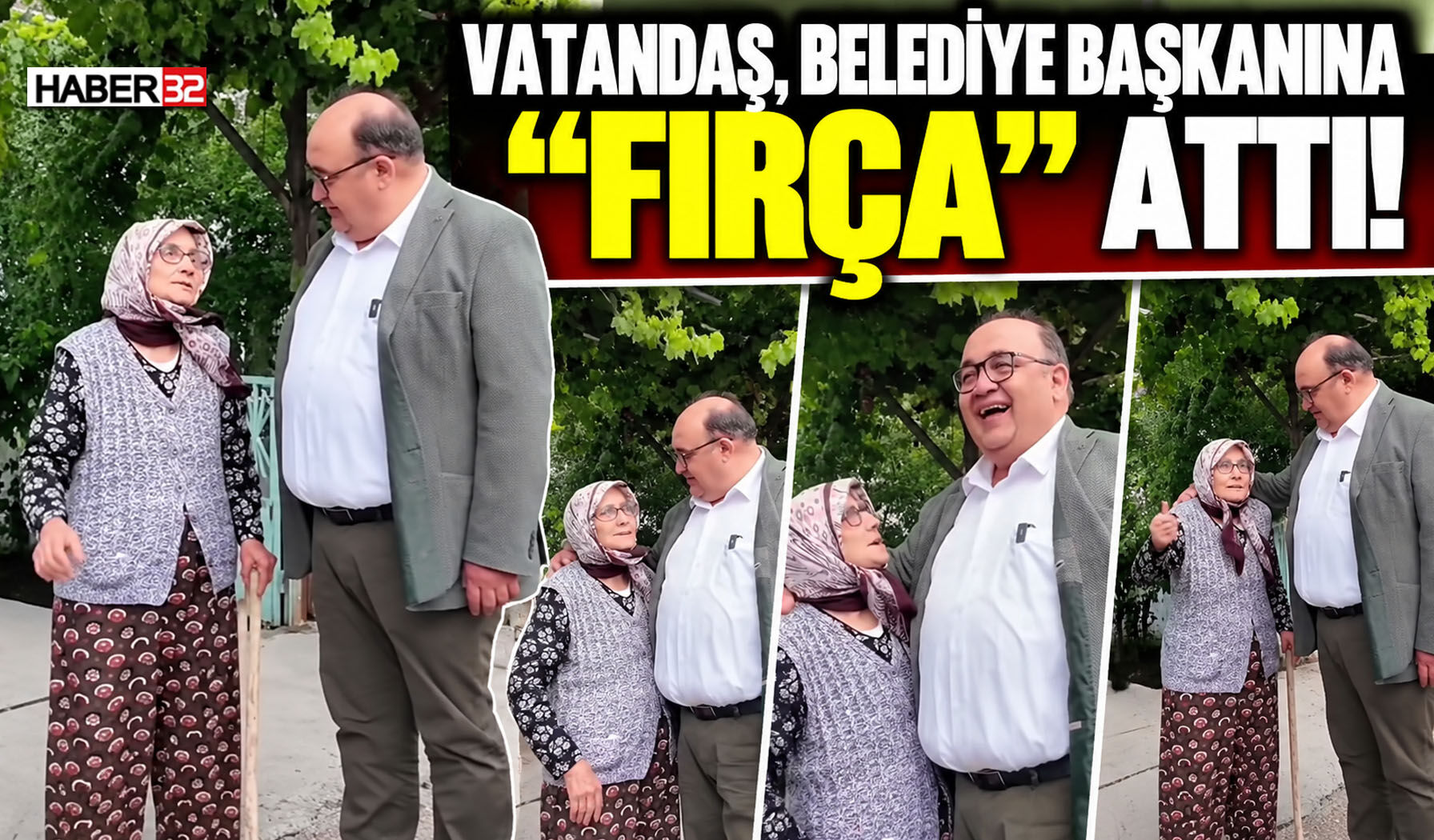 Isparta'da Vatandaş Belediye Başkanına Fırça Attı!