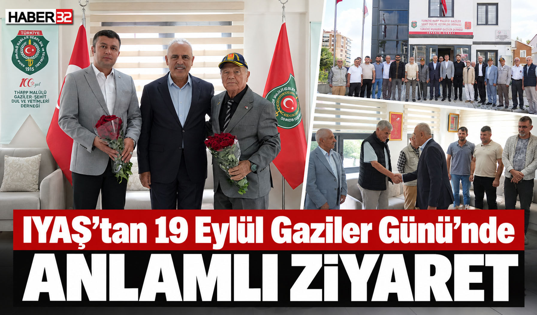 IYAŞ’tan, 19 Eylül Gaziler Günü’nde Anlamlı Ziyaret