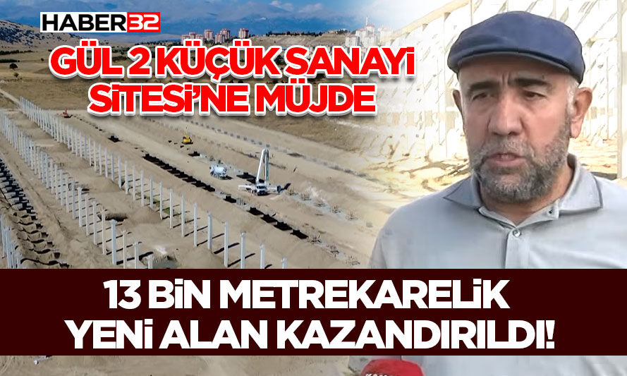 Gül 2 Küçük Sanayi Sitesi’ne Müjde