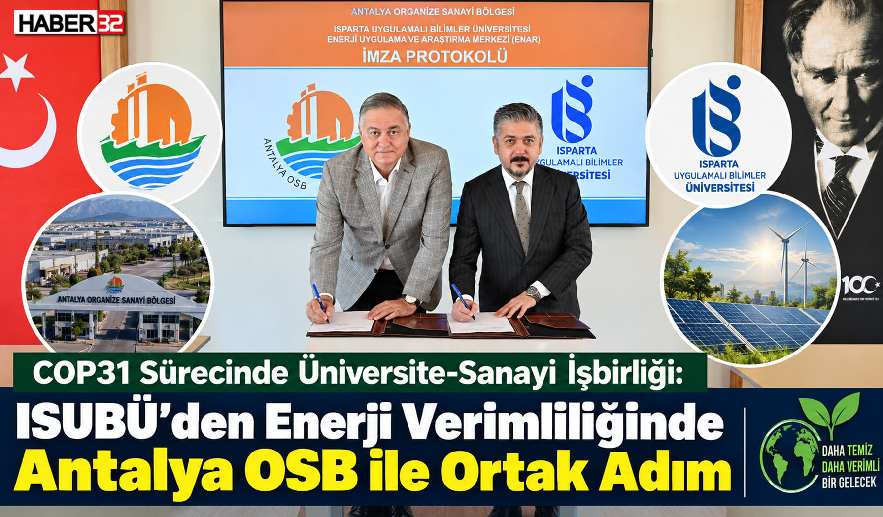 ISUBÜ'den Antalya OSB İle Enerji Verimliliği Ortak Adımı