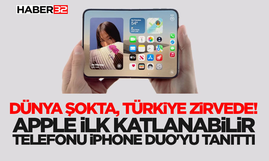 Apple İlk Katlanabilir Telefonu iPhone Duo'yu Tanıttı