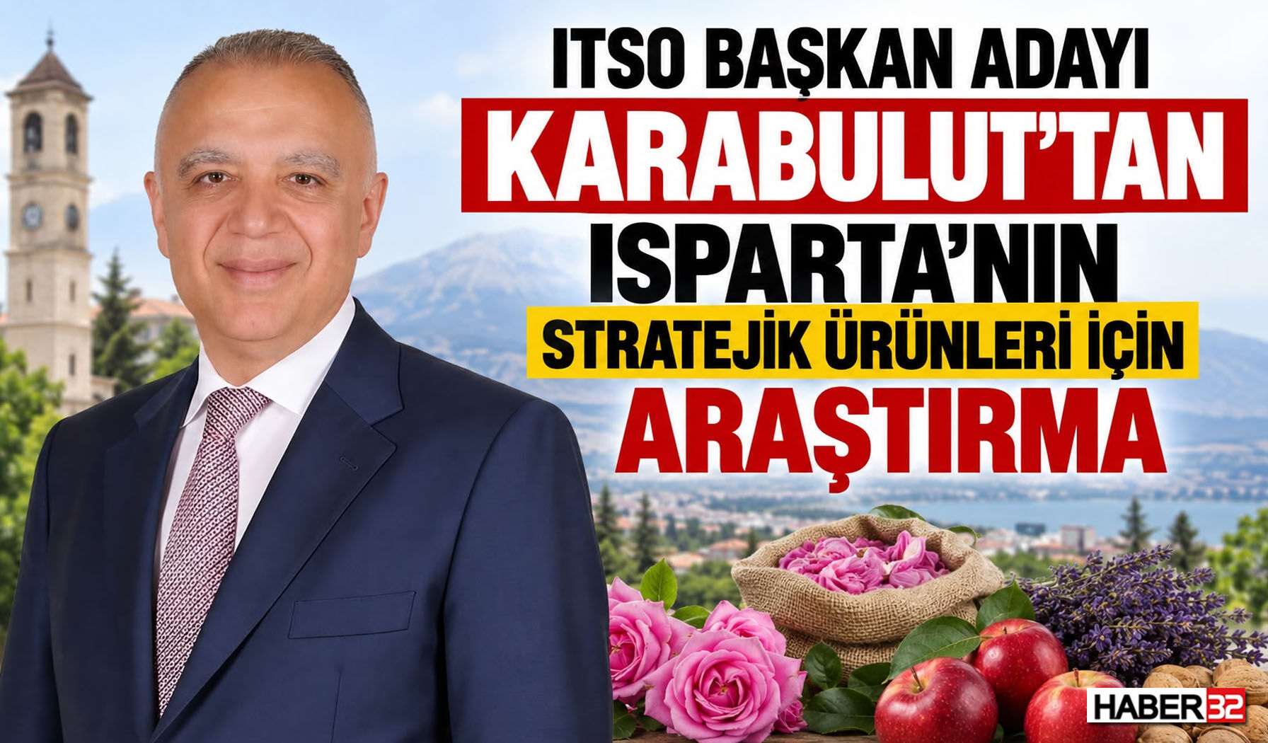 Karabulut’tan Isparta’nın Stratejik Ürünleri İçin Araştırma