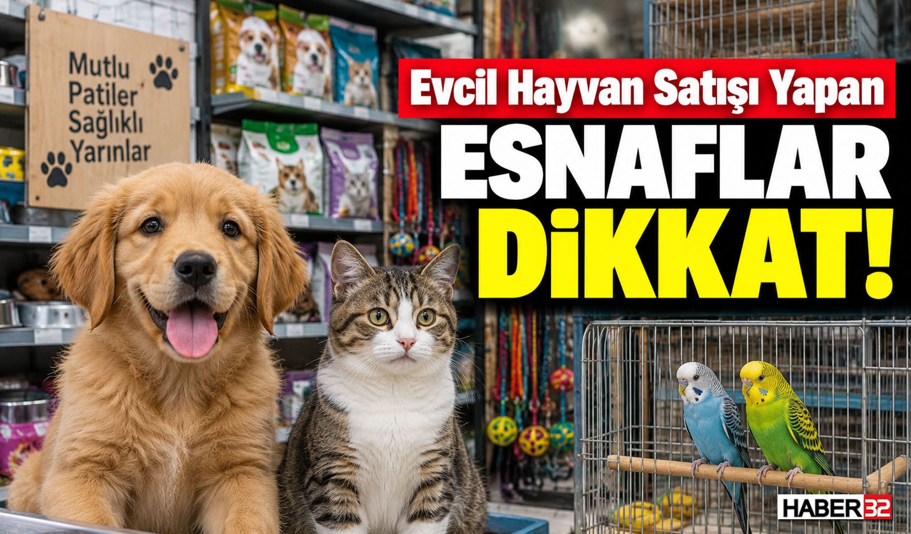 Evcil Hayvan Satışı Yapan Esnaflar Dikkat!