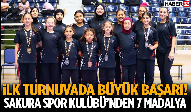 İlk Turnuvada Büyük Başarı! 7 Madalya Aldılar