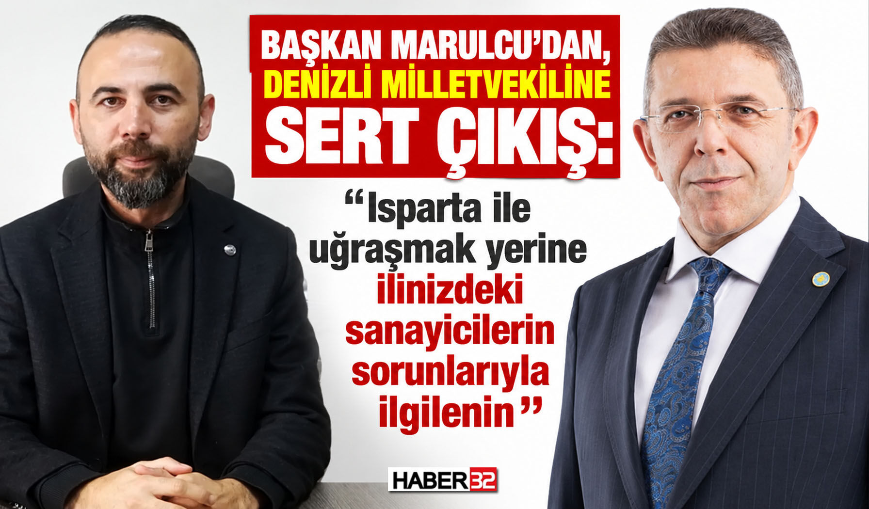 Başkan Marulcu'dan İYİ Parti Milletvekiline Sert Çıkış!