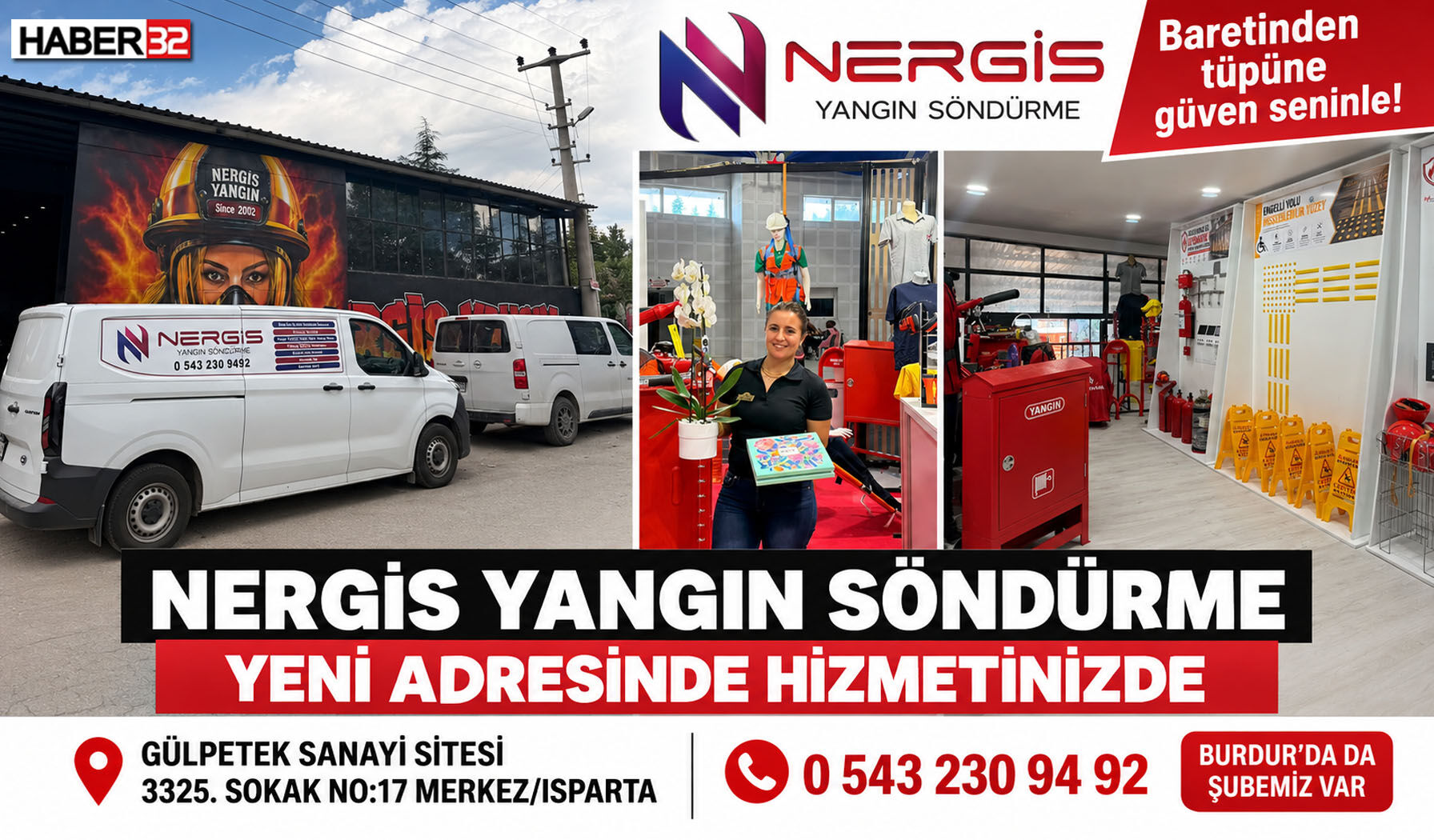 Nergis Yangın Söndürme, Yeni Adresinde Hizmetinizde