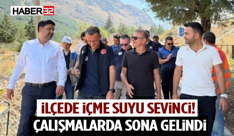 Uluborlu’da İçme Suyu Altyapı Çalışmalarında Sona Gelindi