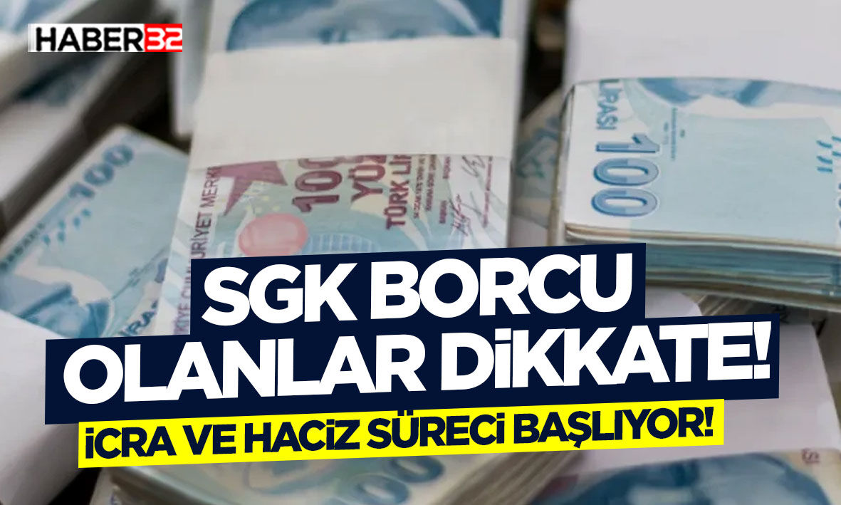 SGK Borcu Olanlar Dikkate!