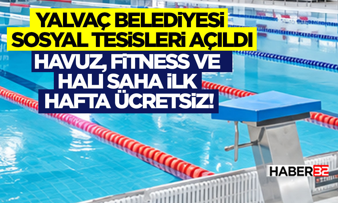 Yalvaç Belediyesi Sosyal Tesisleri Açıldı