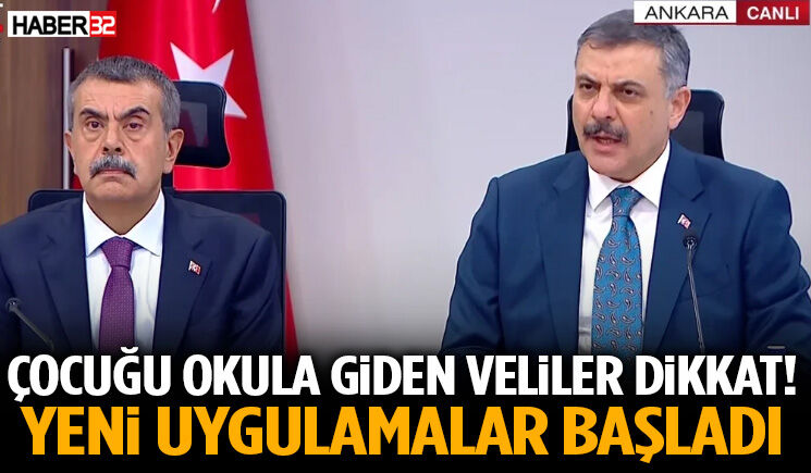 Çocuğu Okula Giden Veliler Dikkat! Yeni Uygulamalar Başladı