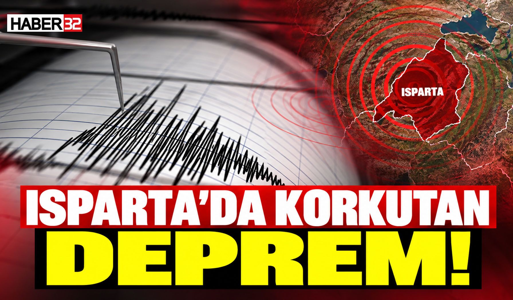 Isparta'da Korkutan Deprem! İşte Detaylar...