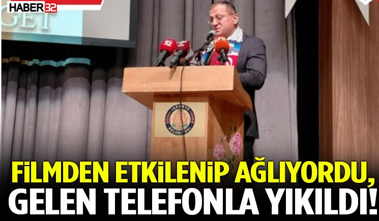 Filmden Etkilenip Ağlıyordu, Gelen Telefonla Yıkıldı!