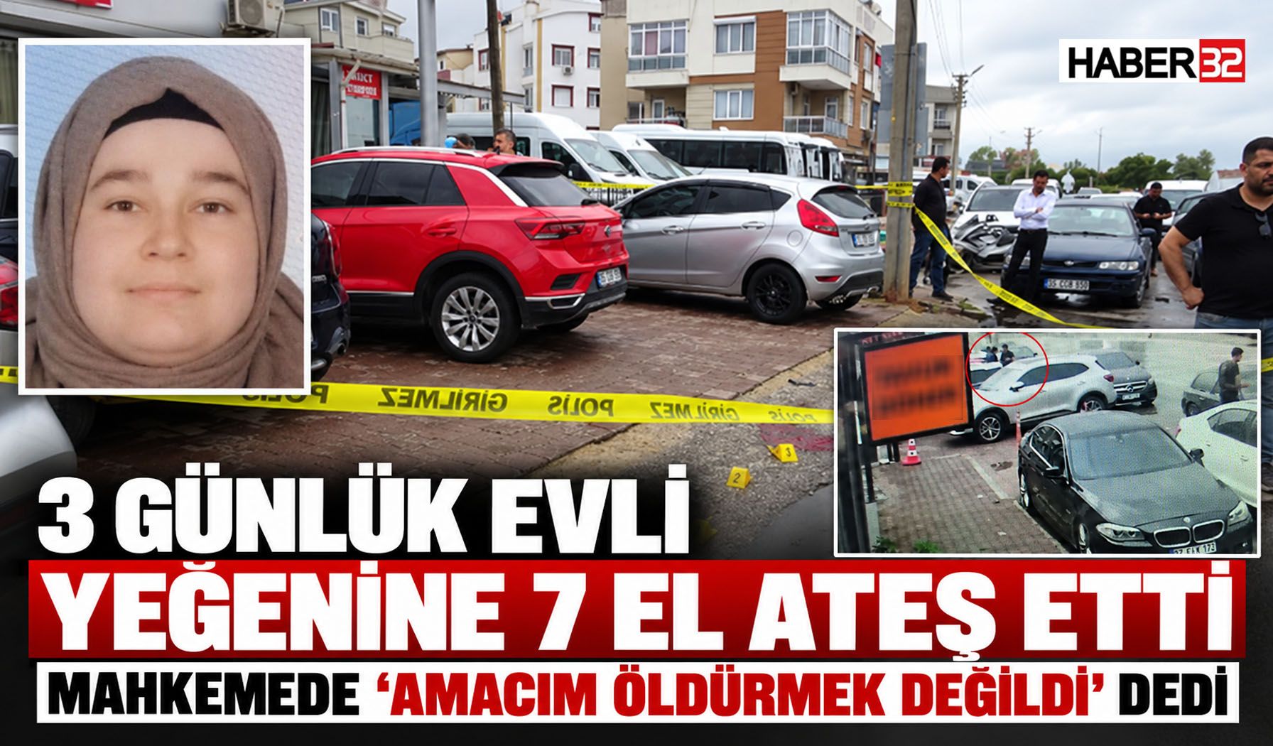 Acı Son! 3 Günlük Evli Yeğenine 7 El Ateş Etti!