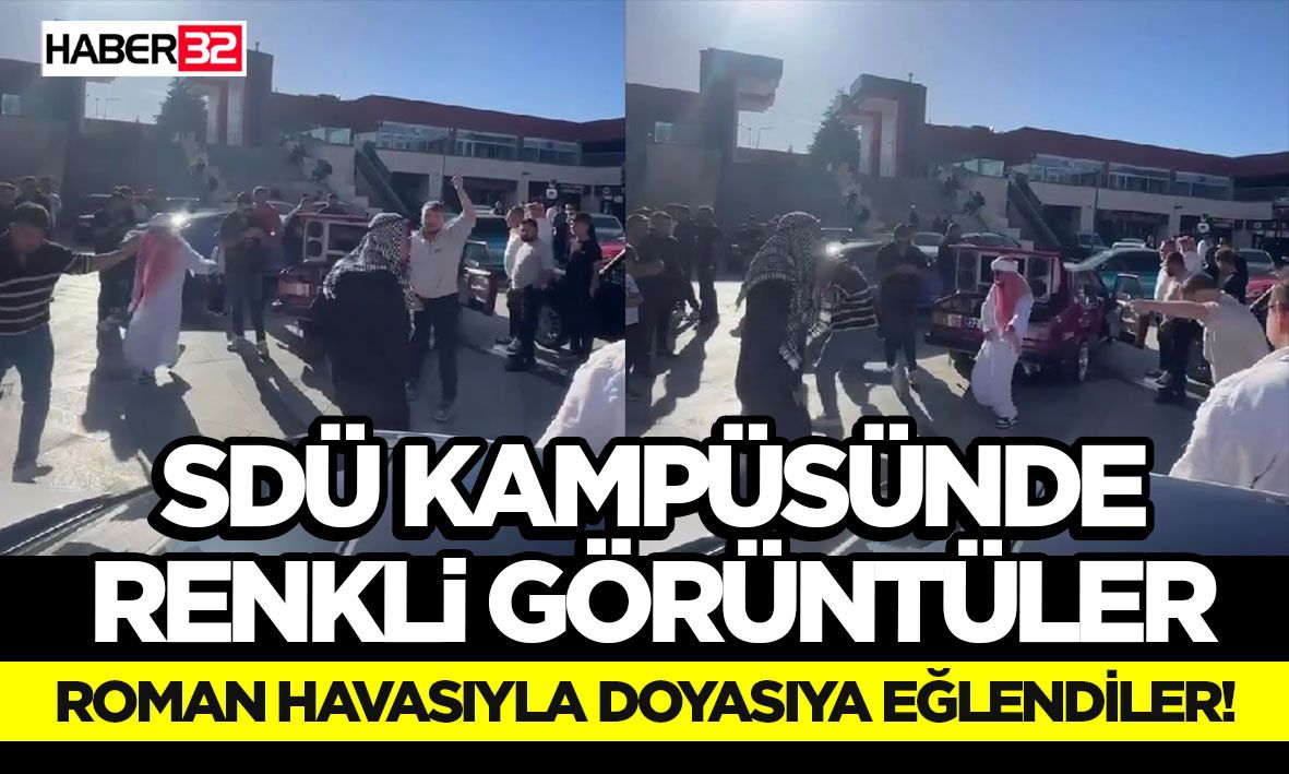 SDÜ Kampüsünde Renkli Görüntüler