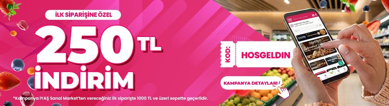IYAŞ Sanal Market’te ilk siparişe özel fırsat! 🎉📱