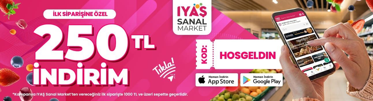 IYAŞ Sanal Market’te ilk siparişe özel fırsat! 🎉📱